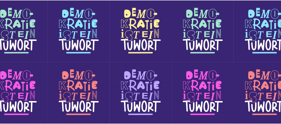 Demokratie ist ein Tuwort &ndash; hol Dir Dein Plakat!